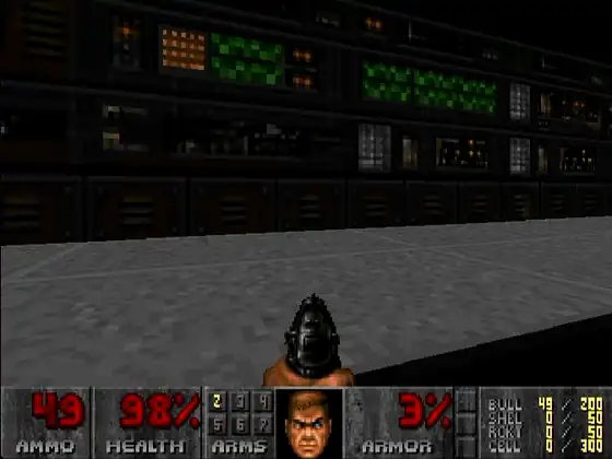 VDSG playing DOOM E1M1